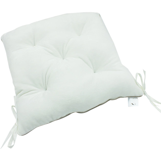 Подушка на стілець MirSon 28-0001 White Velvet 50х50 см (2200006275718) - picture 1