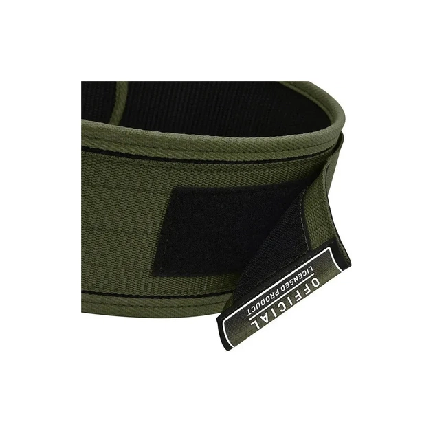 Атлетичний пояс RDX RX1 Weight Lifting Belt Army Green S (WBS-RX1AG-S) - зображення 5