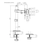 Кронштейн Brateck LDT66-C011 - уменьшенное изображение 12