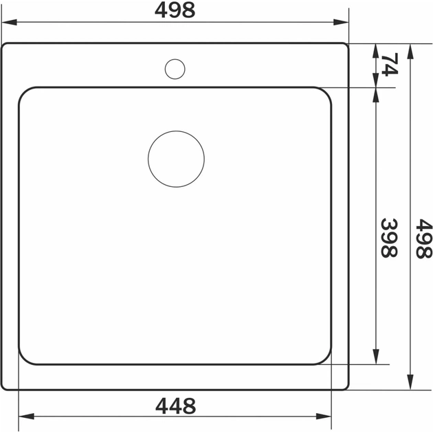 Мойка кухонная GRANADO Galera S201 black honeycomb (GS02201BH) - изображение 10