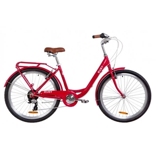 Велосипед Дорожник 26" RUBY PH рама-17" 2019 червоний з багажником (OPS-D-26-076) зображення 1