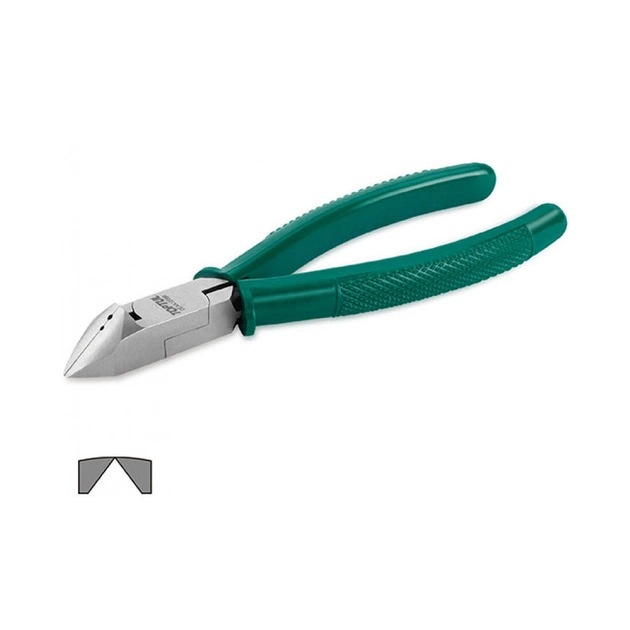 Кусачки Toptul електрика 6" (з отворами для зачистки проводів) (DEAA1206B) - изображение 1