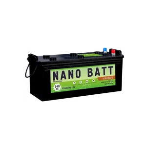 Акумулятор автомобільний NANO BATT Standart - 140 +лів 950 A зображення 1