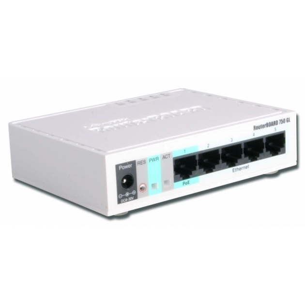Маршрутизатор Mikrotik RB750GL - зображення 1