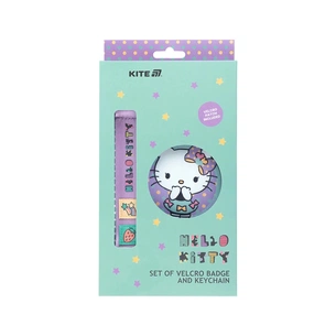 Бейдж Kite набір на липучці та підвіска Hello Kitty (HK25-3010-1) зображення 1