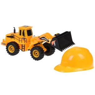 Спецтехніка Same Toy Builder Трактор + каска (R1808Ut) зображення 1