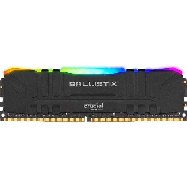 Модуль пам'яті для комп'ютера DDR4 32GB 3600 MHz Ballistix Black RGB Micron (BL32G36C16U4BL) - изображение 1