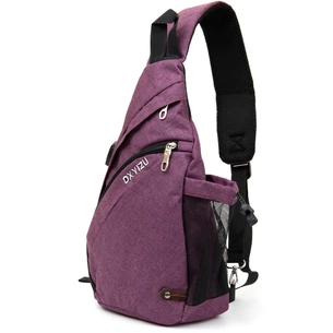 Сумка Vintage Унісекс через плече смарт текстильна Малинова (20552) зображення 1