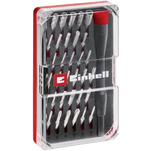 Набір біт Einhell 33шт,HEX, PH, RIBE, SL, Spline, Torx, 28мм, кейс (115010) зображення 1