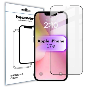 Скло захисне BeCover Apple iPhone 17e Black (715141) зображення 1
