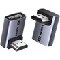 Перехідник HDMI M to HDMI F 8K60Hz 48Gbps 90° corner black Ugreen (85632) - зменшене зображення 1