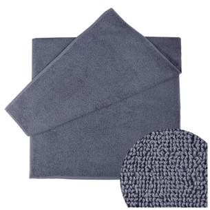 Рушник Ярослав махровий ЯР-500 темно сірий 50х90 см (41089) зображення 1