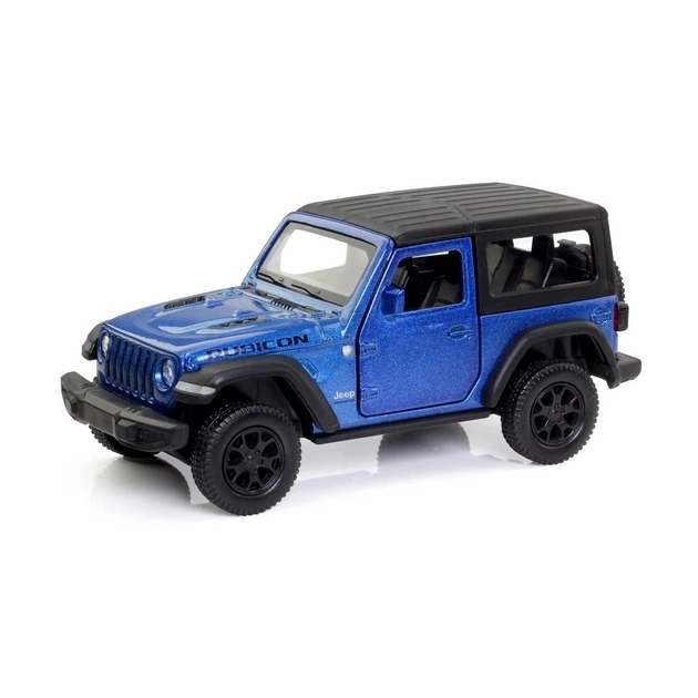 Масштабная модель автомобиля Uni-Fortune JEEP WRANGLER RUBICON 2021 HARD TOP синяя (554060) - изображение 1