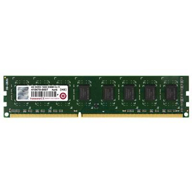 Модуль пам'яті для комп'ютера DDR3 4GB 1600 MHz Transcend (JM1600KLN-4G) - изображение 1