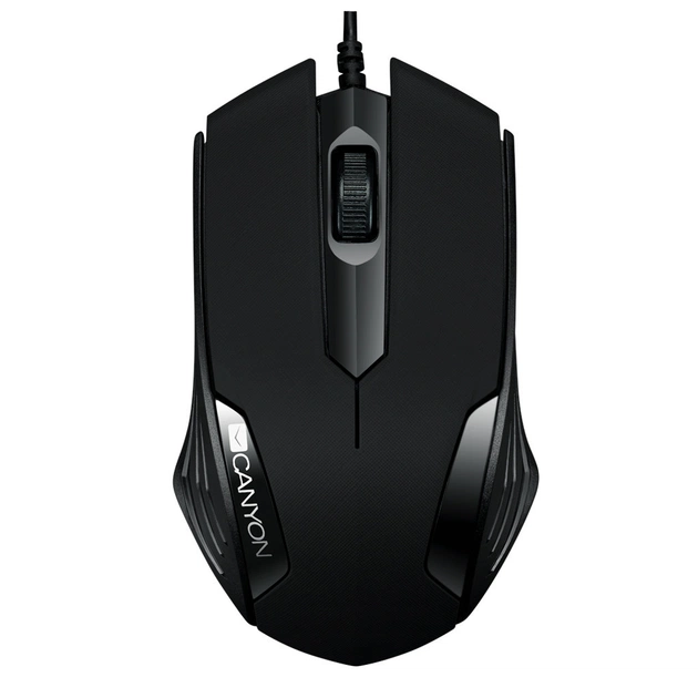 Мишка Canyon CM-02 USB Black (CNE-CMS02B) - зображення 1
