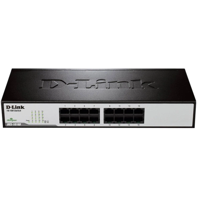 Комутатор мережевий D-Link DES-1016D/E - зображення 1