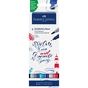 Художній маркер Faber-Castell набір акварельних двосторонніх Goldfaber Aqua Dual Marker Sea, 6 кольорів (32308) - зменшене зображення 1
