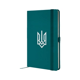 Книга записна Axent Partner Герб 125x195 мм 96 аркушів, клітинка малахітова (8201-31-4-A) зображення 1