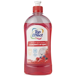 Засіб для ручного миття посуду Top Effect Соковиті ягоди 470 мл (4820255111285) изображение 1