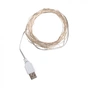Гірлянда YES! Fun Нитка на мідному дроті 50 LED Холодно-біла 5 м Статична USB (975038) - зменшене зображення 2