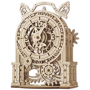 Конструктор Ugears механічний 3D Вінтажний будильничок (70163) зображення 1