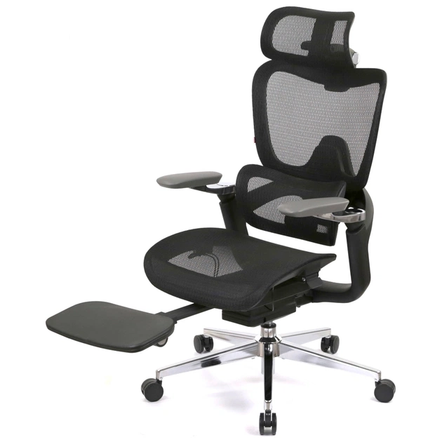 Офісне крісло Аклас Петрос R-SR Чорний (Чорний) (00158585) - зображення 6