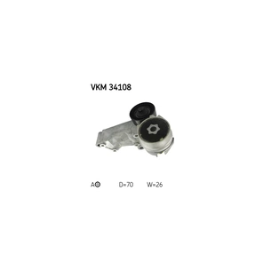Натягувач ременя з роликом SKF VKM 34108 зображення 1
