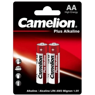 Батарейка Camelion AA LR6 Plus Alkaline * 2 (LR6-BP2) зображення 1