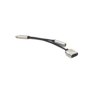 Перехідник Lightning 2in1, Audio 3.5mm to Lightning PowerPlant (CA910410) зображення 1