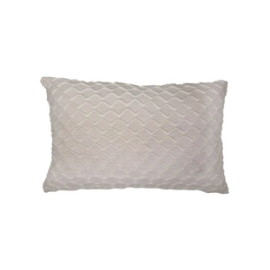 Подушка Прованс декоративна в'язана Хвиля молочна 30х45 (4823093436923) зображення 1