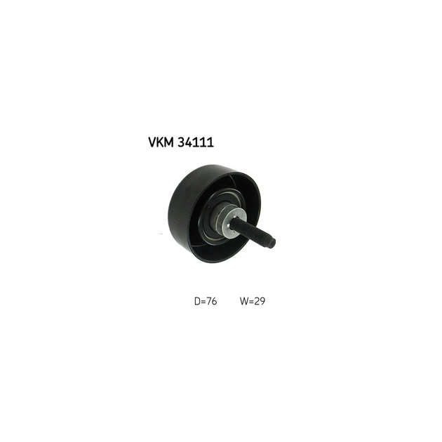 Ролик натягувача ременя SKF VKM 34111 - зображення 1