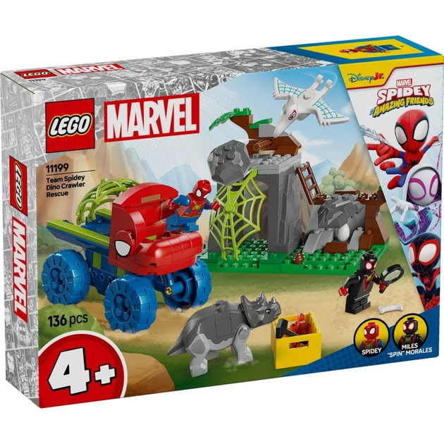 Конструктор LEGO Spidey Динозаврячий рятувальний транспорт команди Павука (11199) - зображення 1