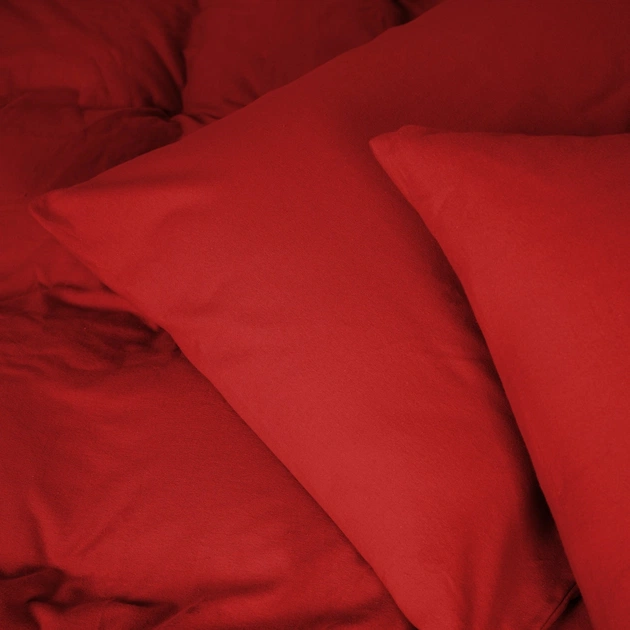 Постільна білизна MirSon 009 Red Фланель 2 x 160 x 220 Сімейний Євро (2200009651670) - picture 8