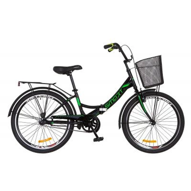 Велосипед Formula 24" SMART 2018 14G Vbr рама-15" St чорно-зелений (OPS-FR-24-105) - изображение 1