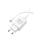Зарядний пристрій BOROFONE BA21A Long Journey USB QC3.0 + cable USB to USB-C 18W White (6931474702487) - зменшене зображення 3