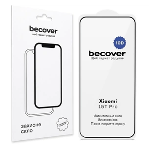 Скло захисне BeCover 10D Xiaomi 15T Pro Black (715709) зображення 1
