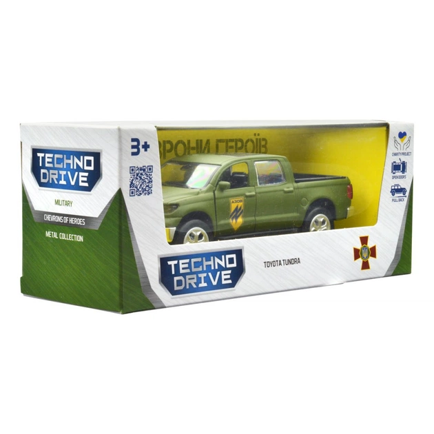 Машина TechnoDrive серии Шевроны Героев - Toyota Tundra - Азов (KM6008) - изображение 7