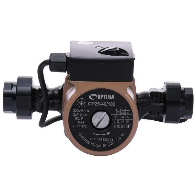 Циркуляционный насос Optima OP25-40-180, G 1 1/4", 10 бар, 180мм, 71Вт, 230В (8120) - изображение 5