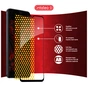 Скло захисне Intaleo Full Glue Tecno Spark 9 Pro Black (1283126547331) - зменшене зображення 7