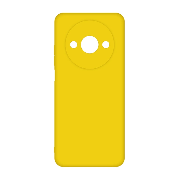 Чохол до мобільного телефона Intaleo Silicone Xiaomi Redmi A3 Yellow (1283126600937) - зображення 1