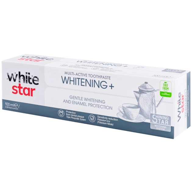 Зубна паста White Star Whitening+ 100 мл (3800237400300) - picture 3