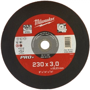 Круг відрізний Milwaukee по металу SC 41/230х3мм PRO+, 230мм (4932451494) зображення 1