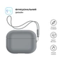 Чохол для навушників Armorstandart Silicone Case with straps для Apple Airpods Pro 2 Gray (ARM68610) - зменшене зображення 2