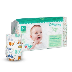 Підгузки Offspring Cat Розмір M 6-10 кг 42 шт (DP-OI-FAT-M42P-MTC) зображення 1