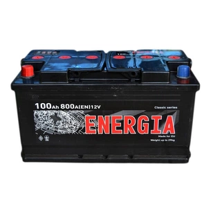 Акумулятор автомобільний ENERGIA 100Ah (+/-) (800EN) (22393) зображення 1