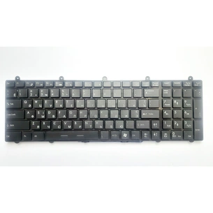 Клавіатура ноутбука MSI GT60/GT70/GT780/GT783/GX780 черна з черной з подсв UA (A46179) зображення 1
