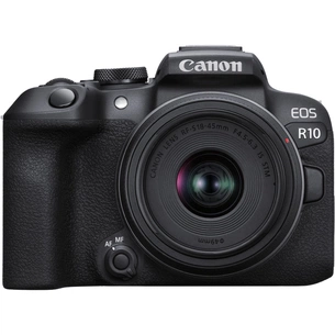 Цифровий фотоапарат Canon EOS R10 + RF-S 18-45 IS STM (5331C047) изображение 1