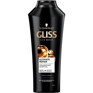 Шампунь Gliss Ultimate Repair для пошкодженого та сухого волосся 400 мл (9000100663410) зображення 1