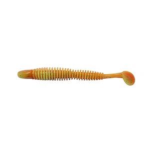 Силікон рибальський Reins Bubbling Shad 4" 308 Marble Chart Orange (6 шт/уп.) (1552.02.75) зображення 1