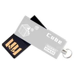 USB флеш накопичувач Goodram 32GB Cube Silver USB 2.0 (PD32GH2GRCUSR9) зображення 1
